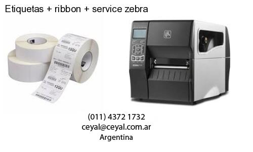 Etiquetas   ribbon   service zebra