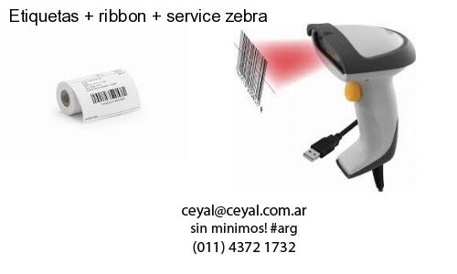 Etiquetas   ribbon   service zebra