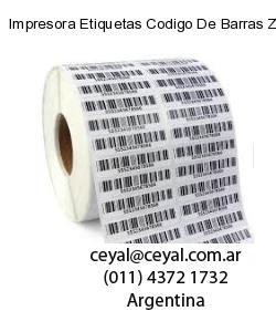 Impresora Etiquetas Codigo De Barras ZEBRA GC420 T