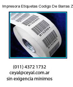 Impresora Etiquetas Codigo De Barras ZEBRA ZM400