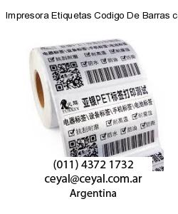 Impresora Etiquetas Codigo De Barras cg 412