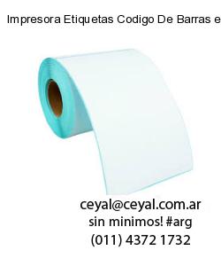 Impresora Etiquetas Codigo De Barras eltron 2746
