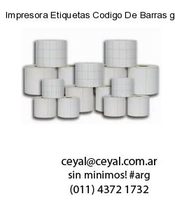 Impresora Etiquetas Codigo De Barras gc420t zebra
