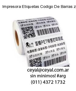 Impresora Etiquetas Codigo De Barras zebra 170Xi4
