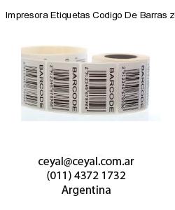 Impresora Etiquetas Codigo De Barras zebra GC420d