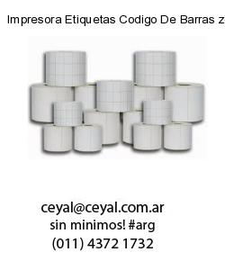 Impresora Etiquetas Codigo De Barras zebra GC420t