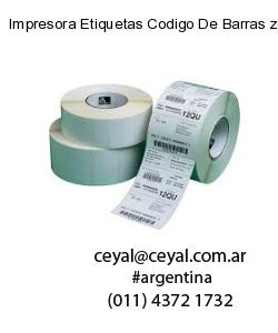 Impresora Etiquetas Codigo De Barras zebra GT800