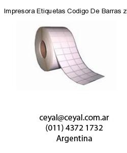 Impresora Etiquetas Codigo De Barras zebra GX420t