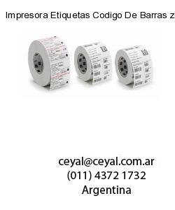 Impresora Etiquetas Codigo De Barras zebra ZM600