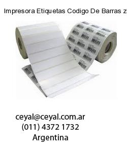 Impresora Etiquetas Codigo De Barras zebra ZT220