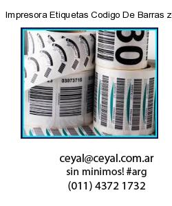 Impresora Etiquetas Codigo De Barras zebra escritorio