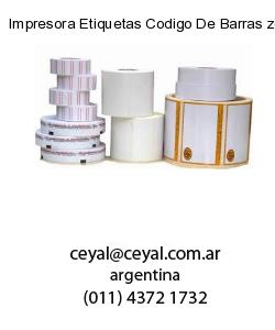 Impresora Etiquetas Codigo De Barras zebra impresion