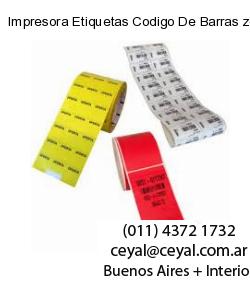 Impresora Etiquetas Codigo De Barras zebra printer