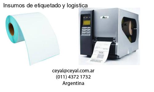Insumos de etiquetado y logistica