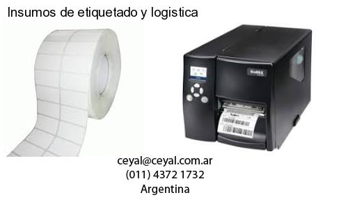 Insumos de etiquetado y logistica