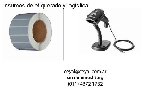 Insumos de etiquetado y logistica