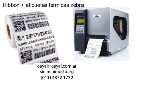 Ribbon   etiquetas termicas zebra