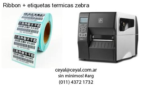 Ribbon   etiquetas termicas zebra