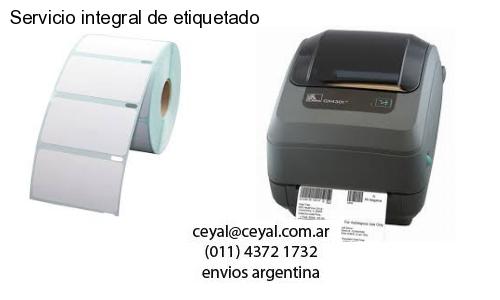 Servicio integral de etiquetado