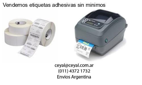 Vendemos etiquetas adhesivas sin minimos