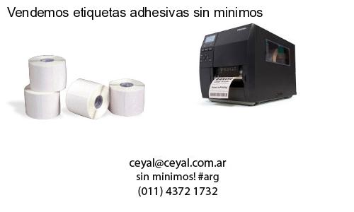 Vendemos etiquetas adhesivas sin minimos