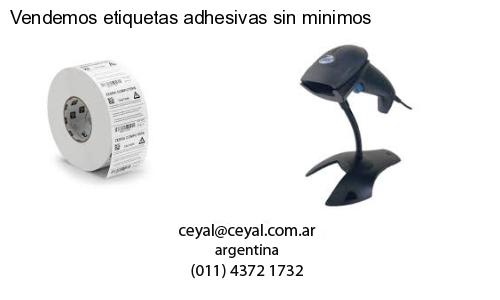 Vendemos etiquetas adhesivas sin minimos