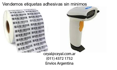 Vendemos etiquetas adhesivas sin minimos