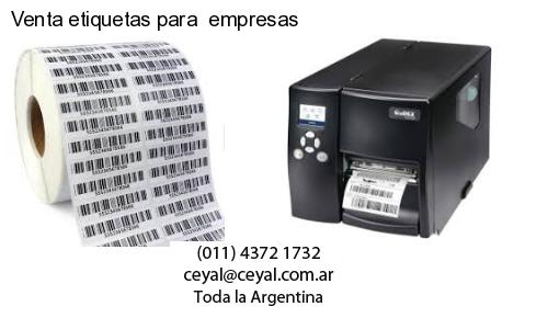 Venta etiquetas para  empresas