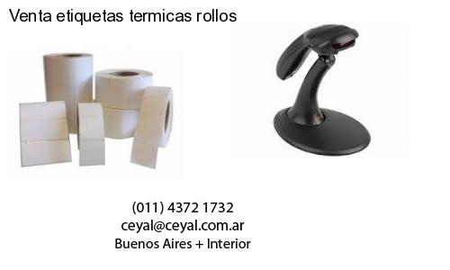 Venta etiquetas termicas rollos