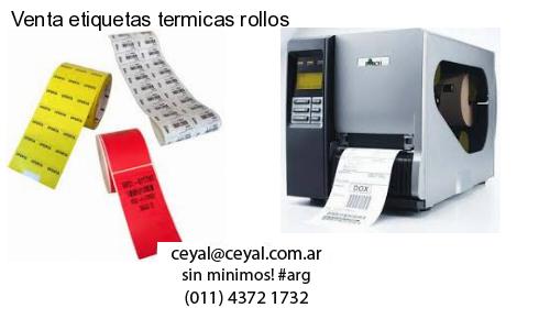 Venta etiquetas termicas rollos