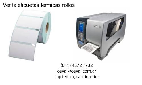 Venta etiquetas termicas rollos