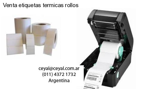 Venta etiquetas termicas rollos