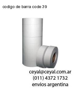 codigo de barra code 39