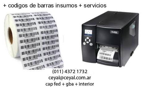   codigos de barras insumos   servicios