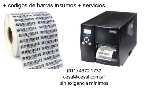   codigos de barras insumos   servicios