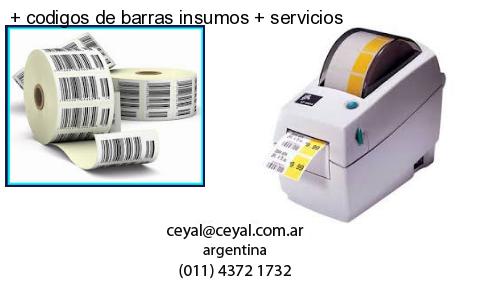   codigos de barras insumos   servicios
