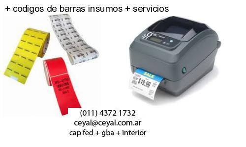   codigos de barras insumos   servicios