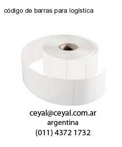 código de barras para logística