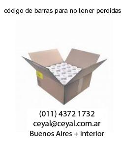 código de barras para no tener perdidas en utilida