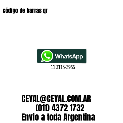 código de barras qr 