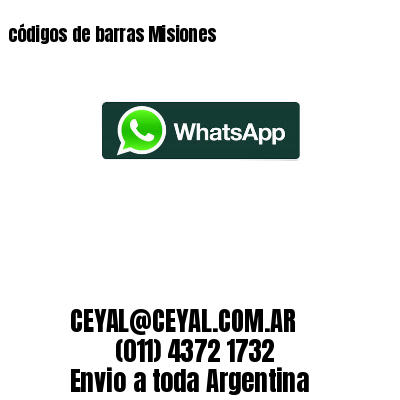 códigos de barras Misiones