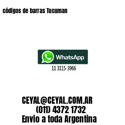 códigos de barras Tucuman