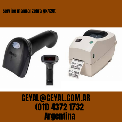 service manual zebra gk420t