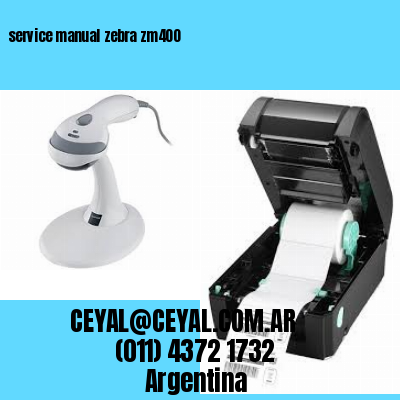 service manual zebra zm400