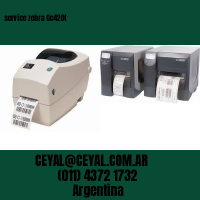 service zebra Gc420t