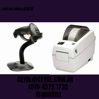 service zebra gk420t