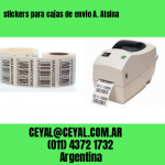 stickers para cajas de envio A. Alsina
