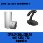 stickers para cajas de envio Alberti