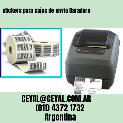 stickers para cajas de envio Baradero