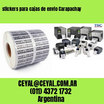 stickers para cajas de envio Carapachay